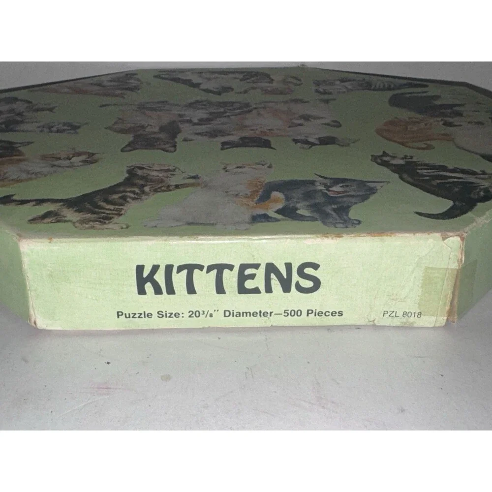 Vintage 1968 Springbok Kittens Okta Puzzle 500 Pc Girard Goodenow